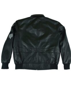 AIRFORCE COLLARED AVIATOR LEATHER JACKET FOR MEN