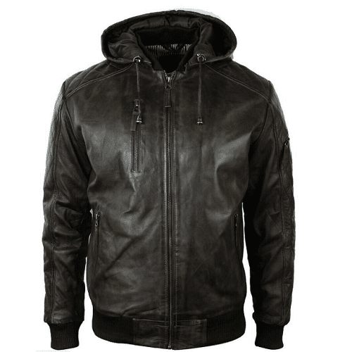 mens faux leather jacket nz