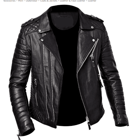 Men Leather Jacket Biker Jacket Motorbike/Motorcycle Leather Jacket S-M-L-XL-2XL